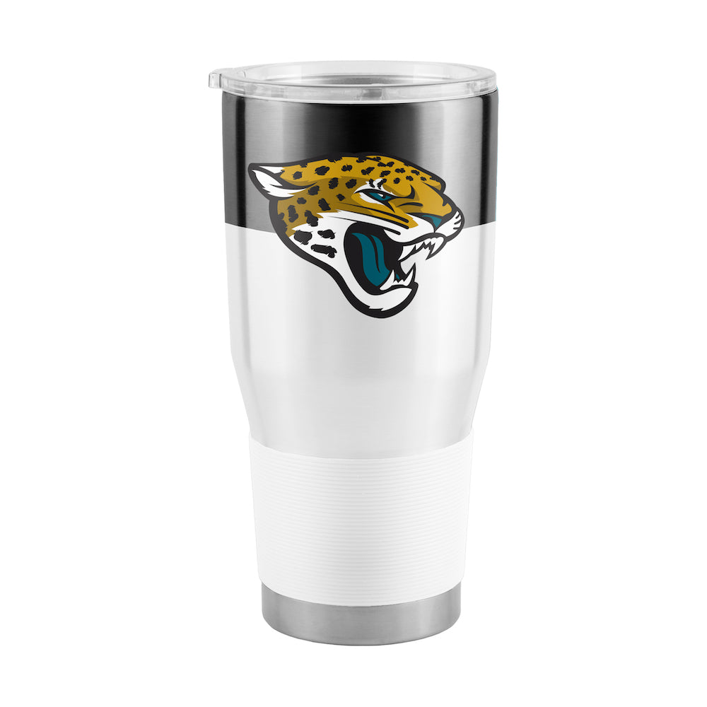 Jacksonville Jaguars 30 oz color block travel tumbler