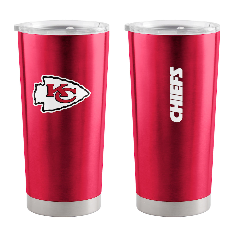 Kansas City Chiefs 20 oz stainless steel travel tumbler