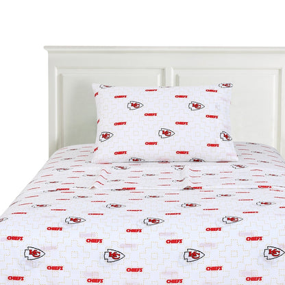 Kansas City Chiefs Twin Sheets
