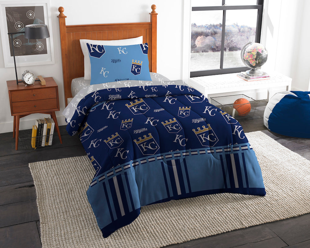 Kansas City Royals twin size bed in a bag