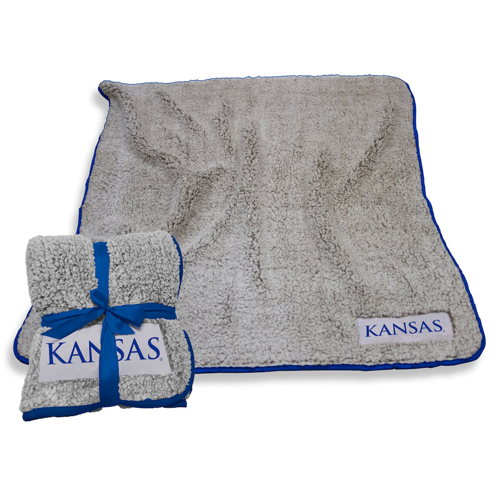 Kansas Jayhawks Frosty Fleece blanket