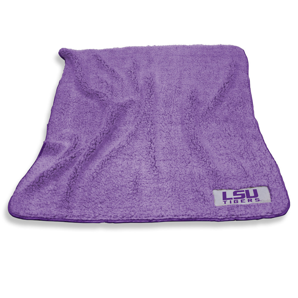 LSU Tigers Color Frosty Fleece blanket