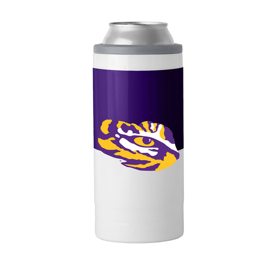 LSU Tigers colorblock slim can coolie