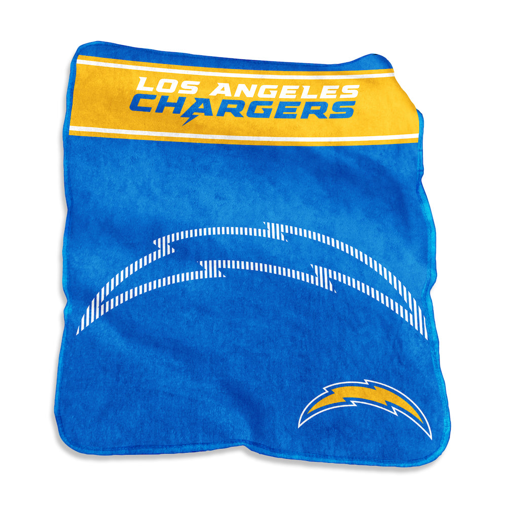 Los Angeles Chargers Large Raschel blanket