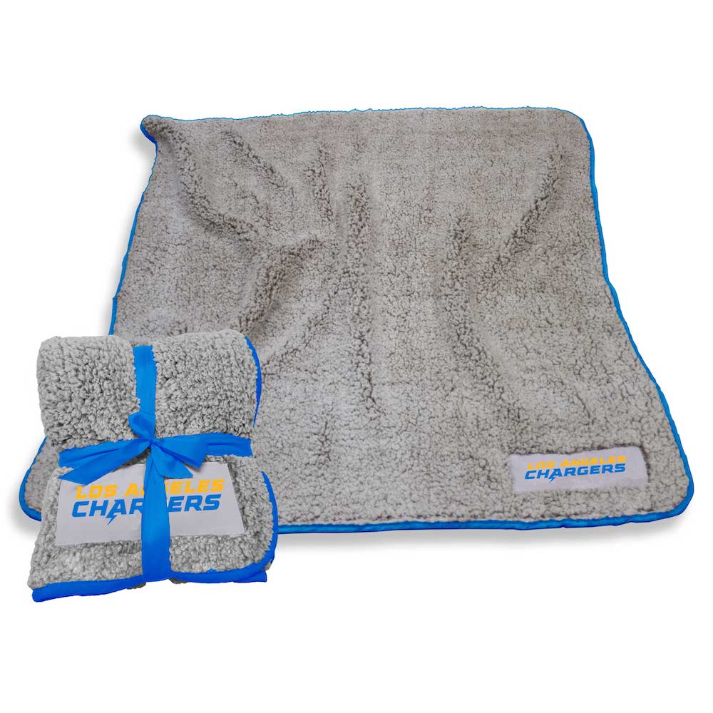 Los Angeles Chargers Frosty Fleece blanket