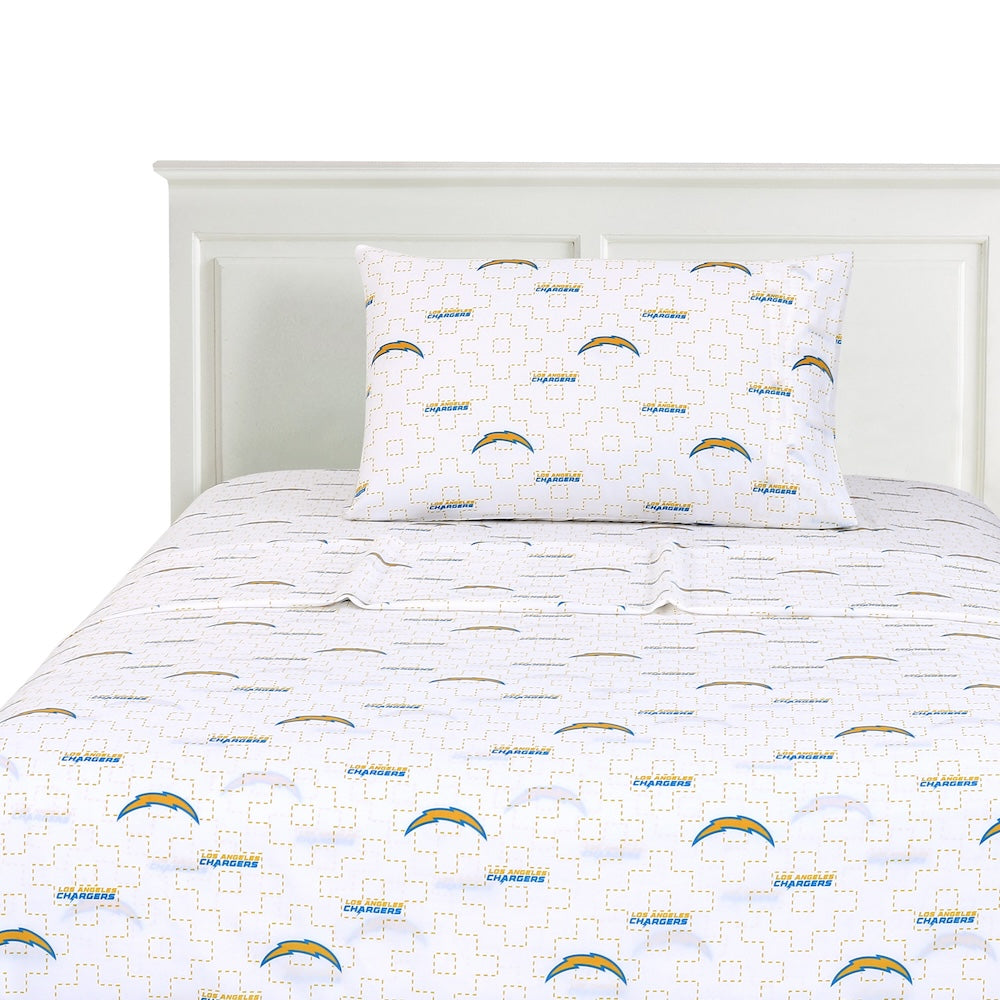 Los Angeles Chargers Twin Sheets