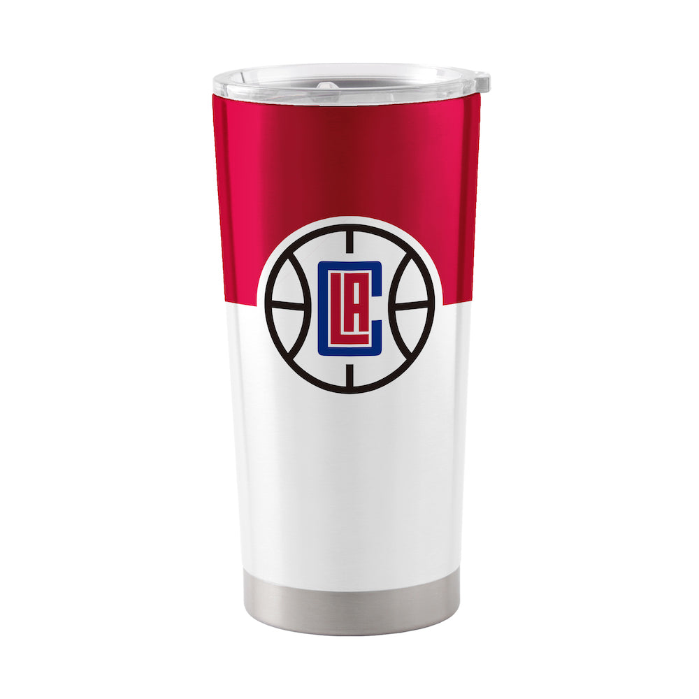 Los Angeles Clippers 20 oz color block travel tumbler