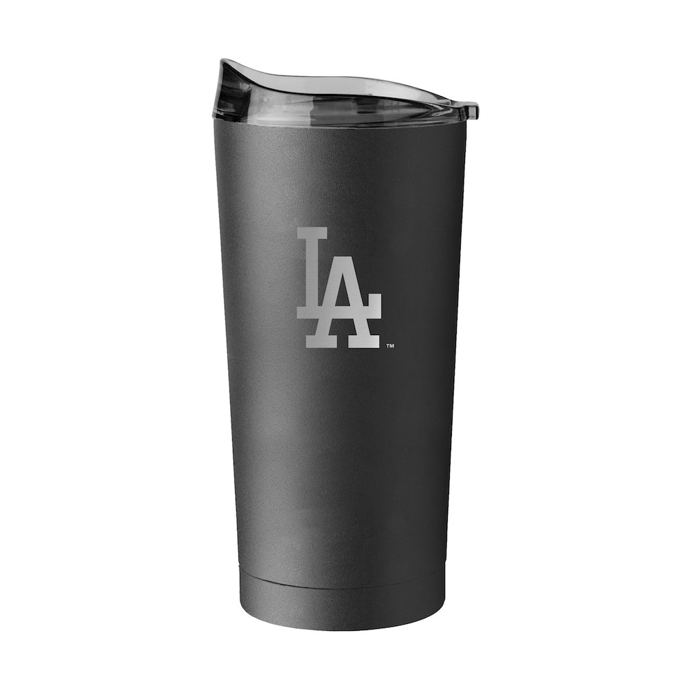 Los Angeles Dodgers 20 oz black etch travel tumbler