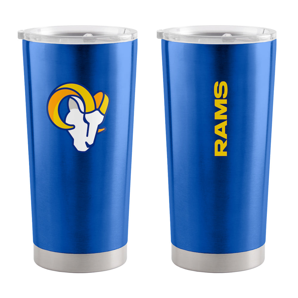 Los Angeles Rams 20 oz stainless steel travel tumbler