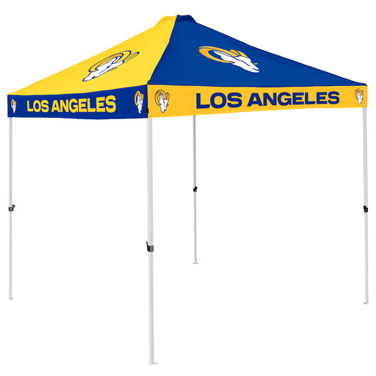 Los Angeles Rams checkerboard canopy