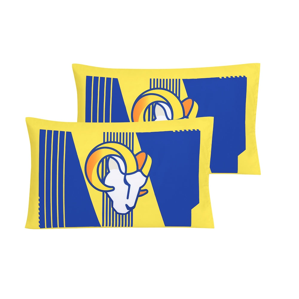 Los Angeles Rams pillow shams