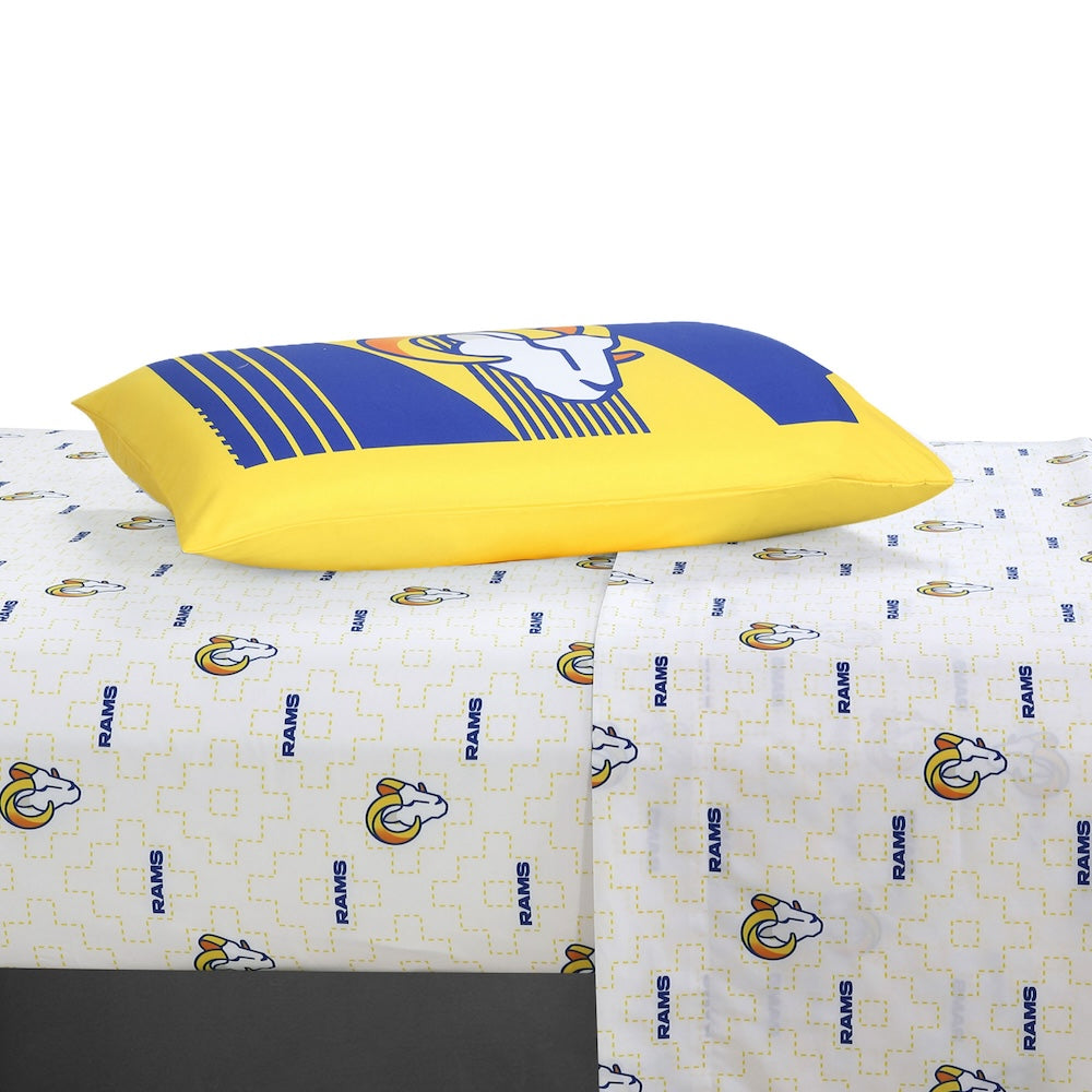 Los Angeles Rams twin bedding set sheets