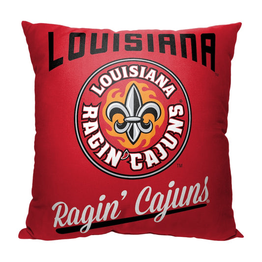 Louisiana Lafayette Ragin Cajuns OFFICIAL throw pillow