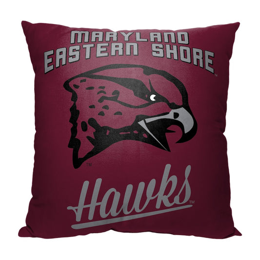 Maryland Eastern Shore Hawks OFFICIAL throw pillow