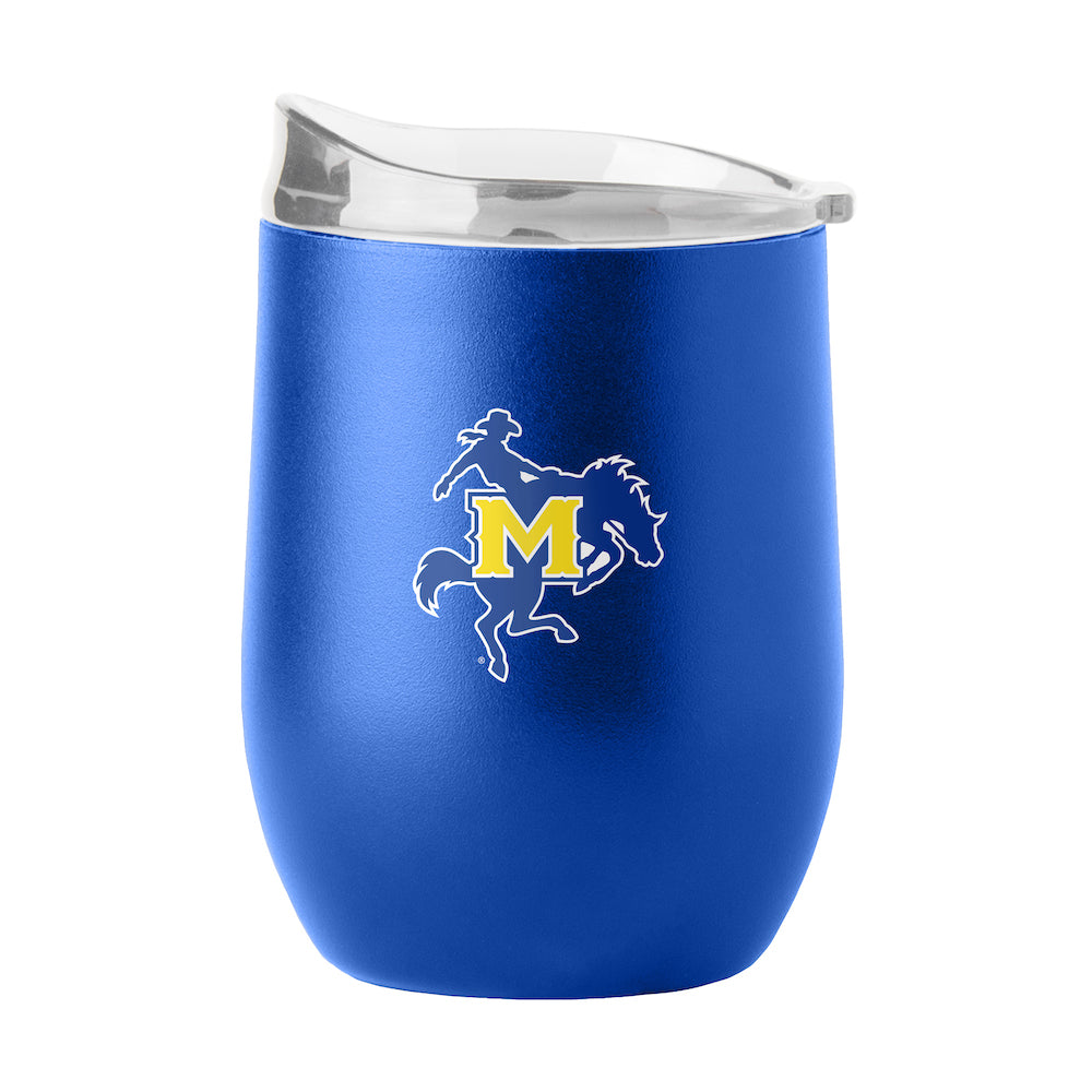 McNeese State Cowboys curved drink tumbler