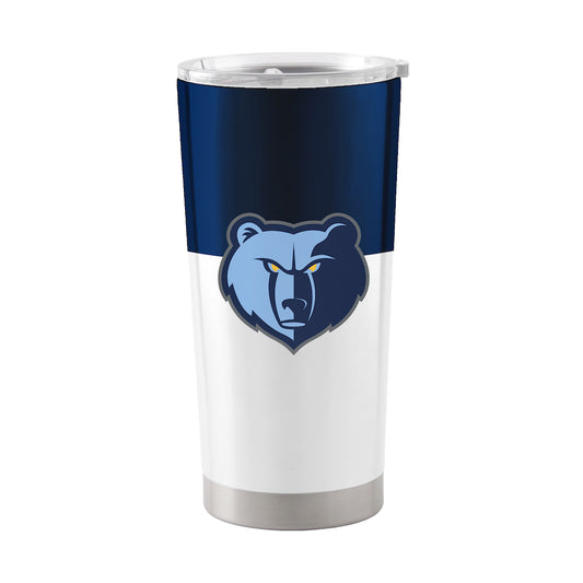 Memphis Grizzlies 20 oz color block travel tumbler