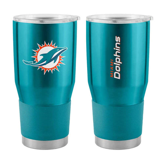 Miami Dolphins 30 oz stainless steel travel tumbler