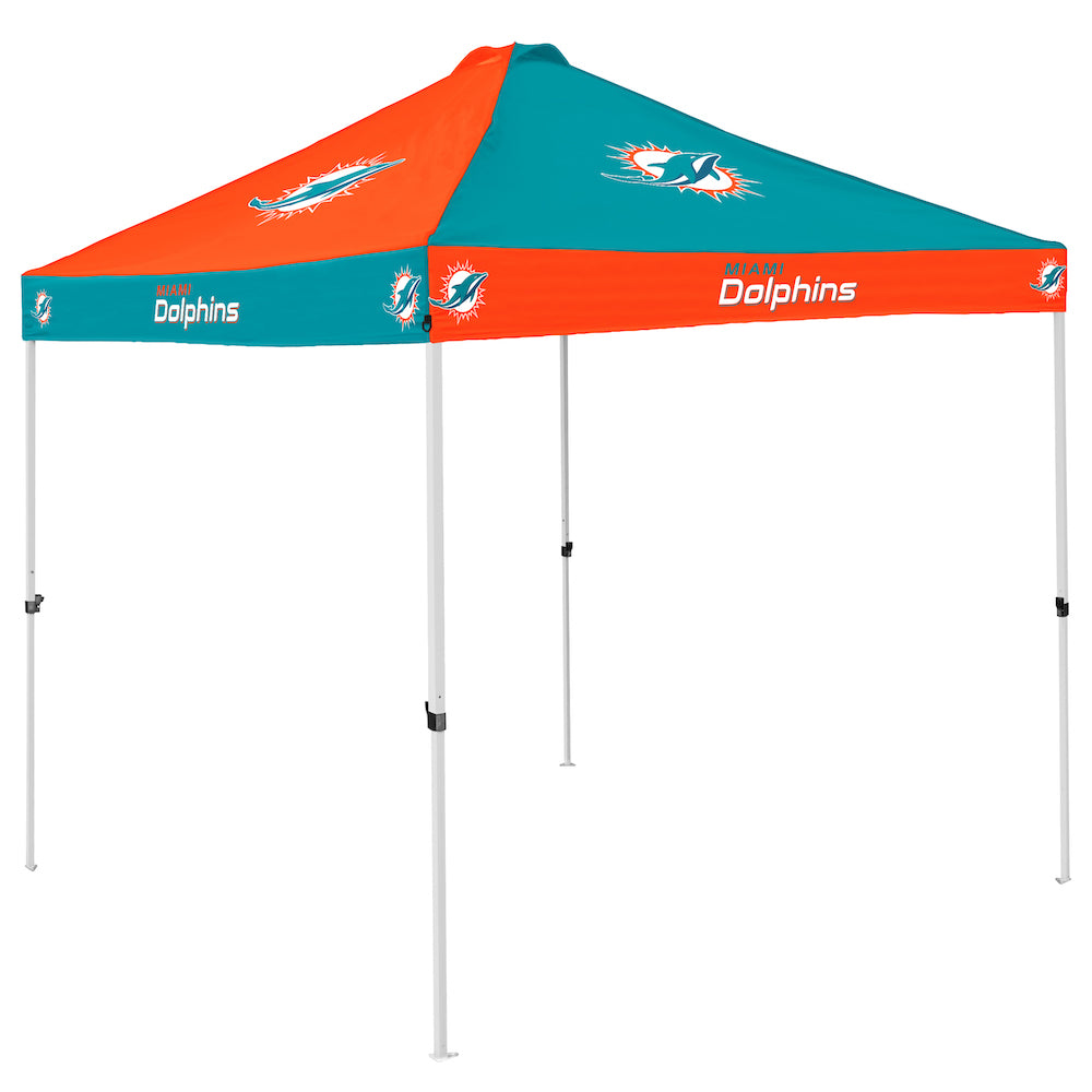 Miami Dolphins checkerboard canopy