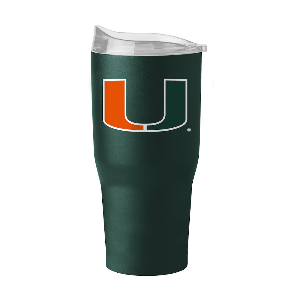 Miami Hurricanes 30 oz travel tumbler