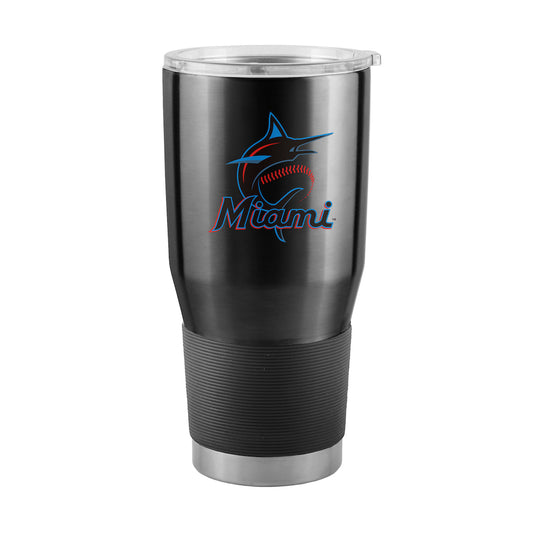 Miami Marlins 30 oz stainless steel travel tumbler