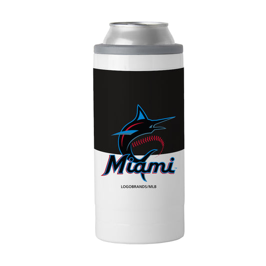 Miami Marlins colorblock slim can coolie