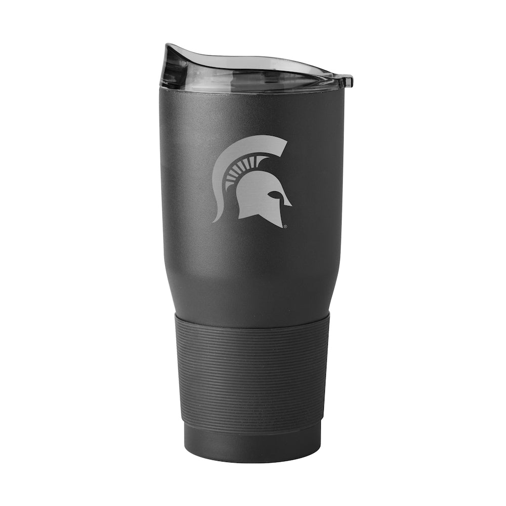 Michigan State Spartans 30 oz black etch travel tumbler