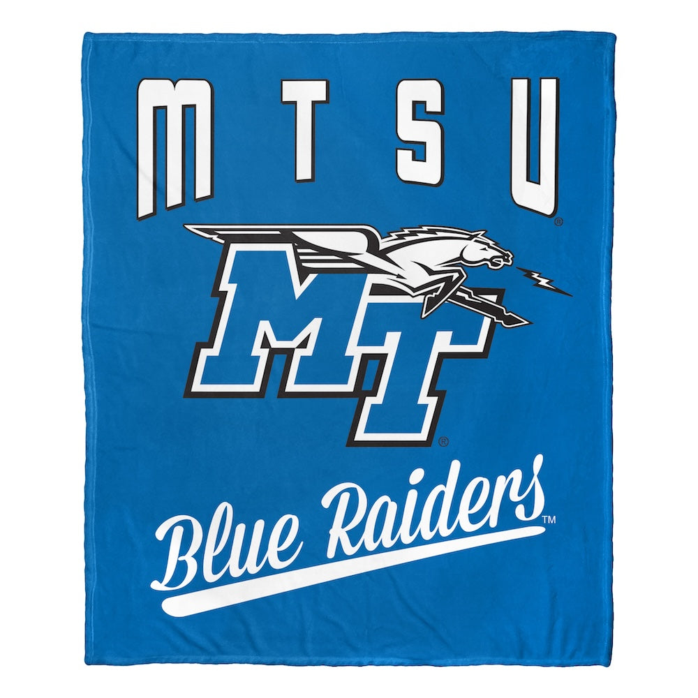 Middle Tennessee State Blue Raiders official silk touch throw blanket