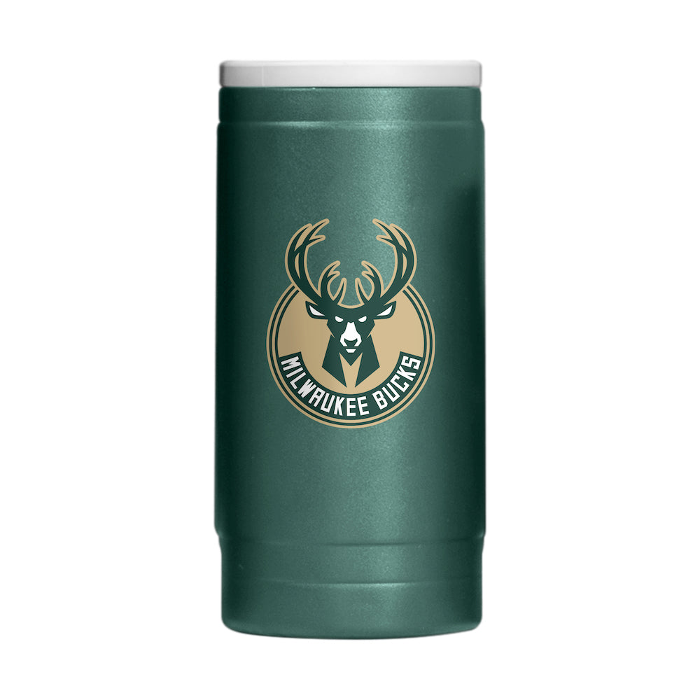 Milwaukee Bucks slim can cooler