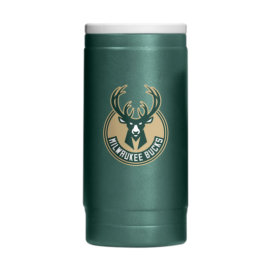 Milwaukee Bucks slim can cooler