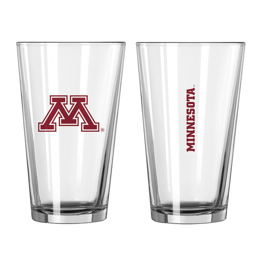 Minnesota Golden Gophers pint glass