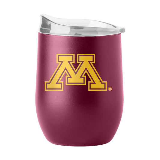 Minnesota Golden Gophers curved drink tumbler