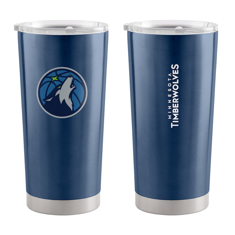 Minnesota Timberwolves 20 oz stainless steel travel tumbler