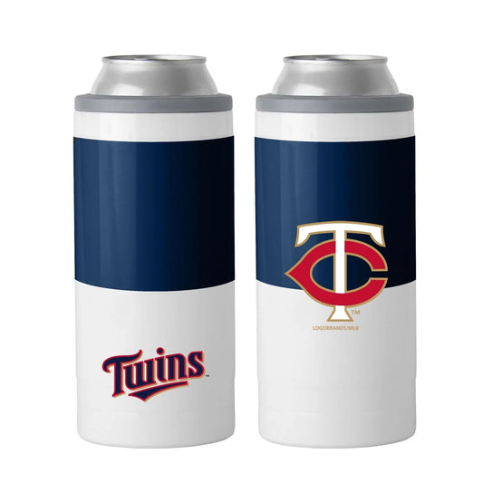 Minnesota Twins colorblock slim can coolie