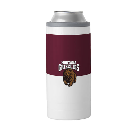 Montana Grizzlies colorblock slim can coolie