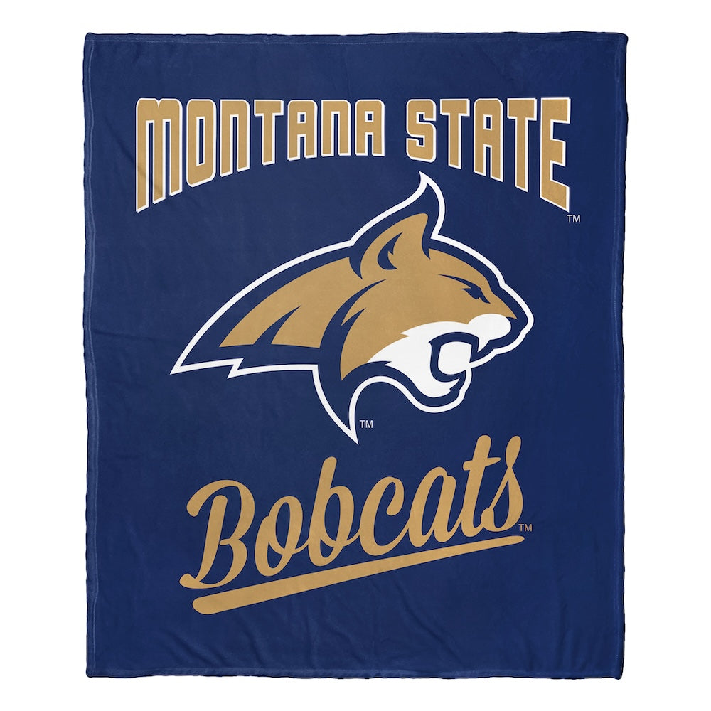 Montana State Bobcats official silk touch throw blanket