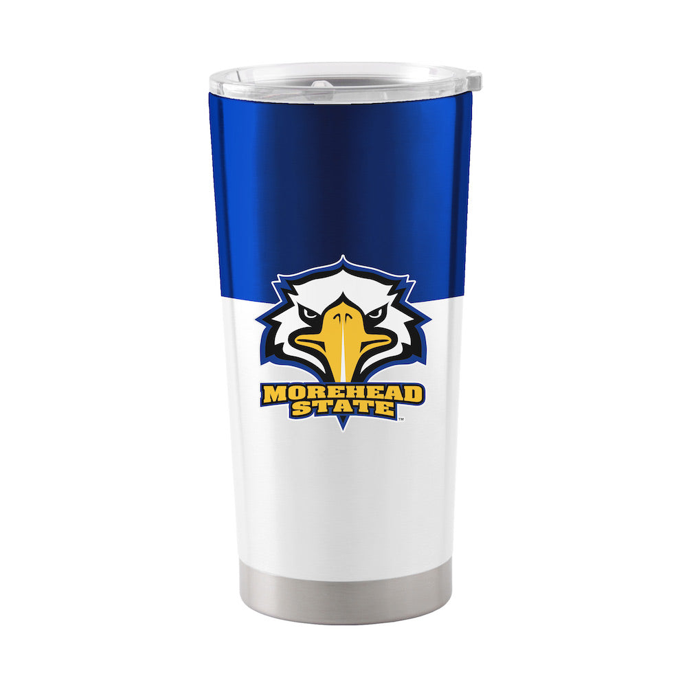 Morehead State Eagles 20 oz color block travel tumbler