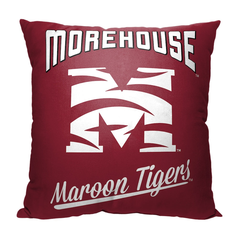 Morehouse Maroon Tigers OFFICIAL throw pillow