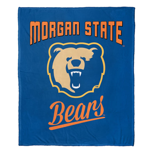 Morgan State Bears official silk touch throw blanket
