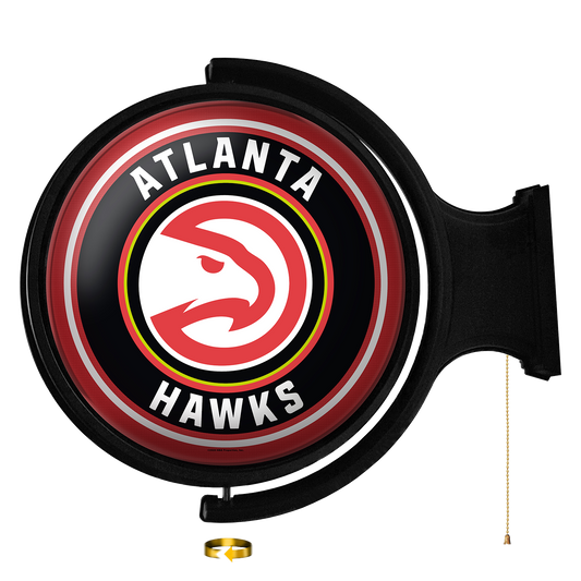 Atlanta Hawks Round Rotating Wall Sign