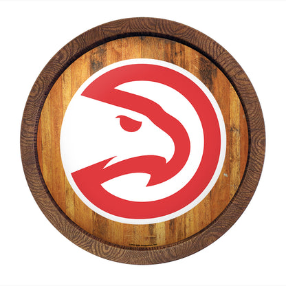 Atlanta Hawks Barrel Top Sign