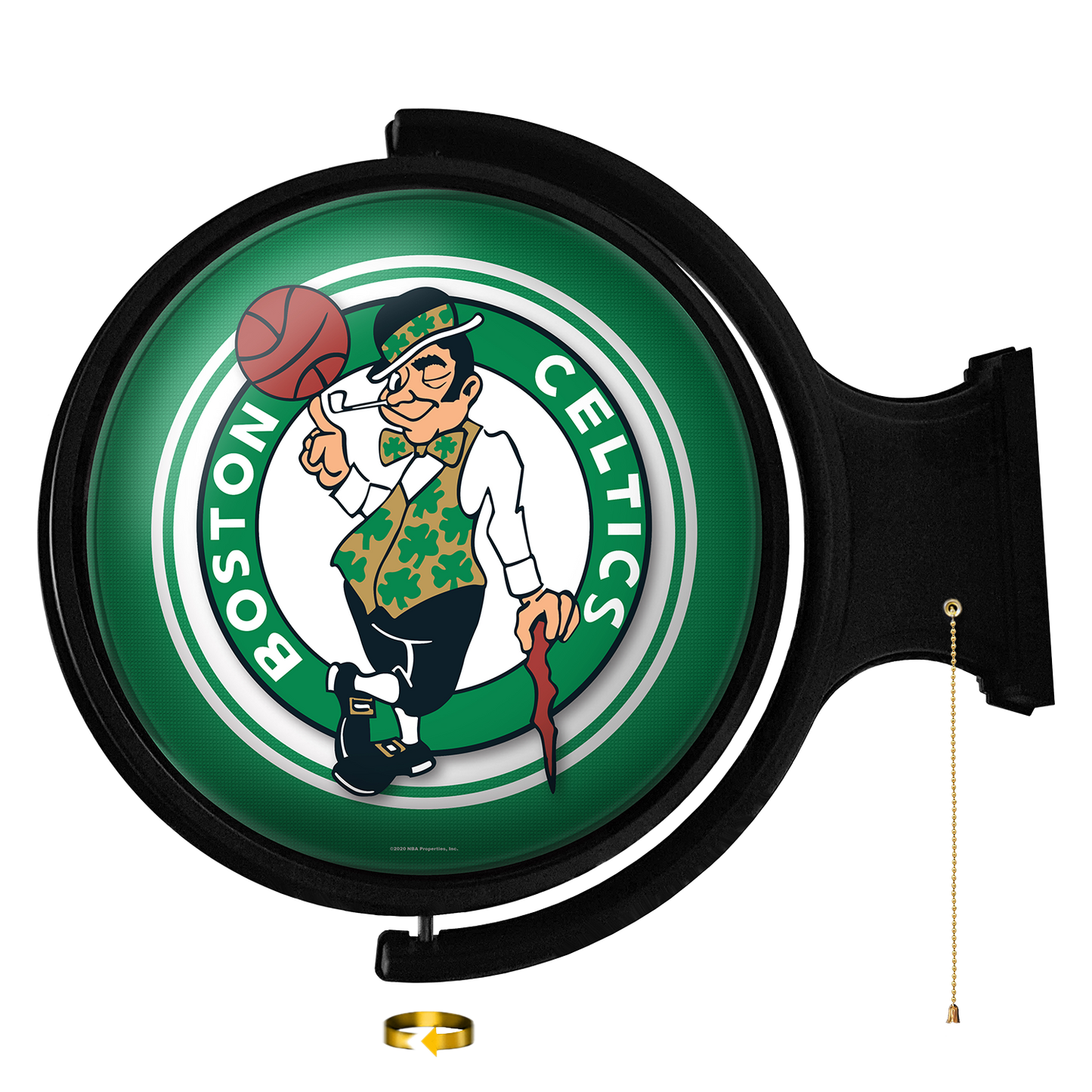Boston Celtics Round Rotating Wall Sign