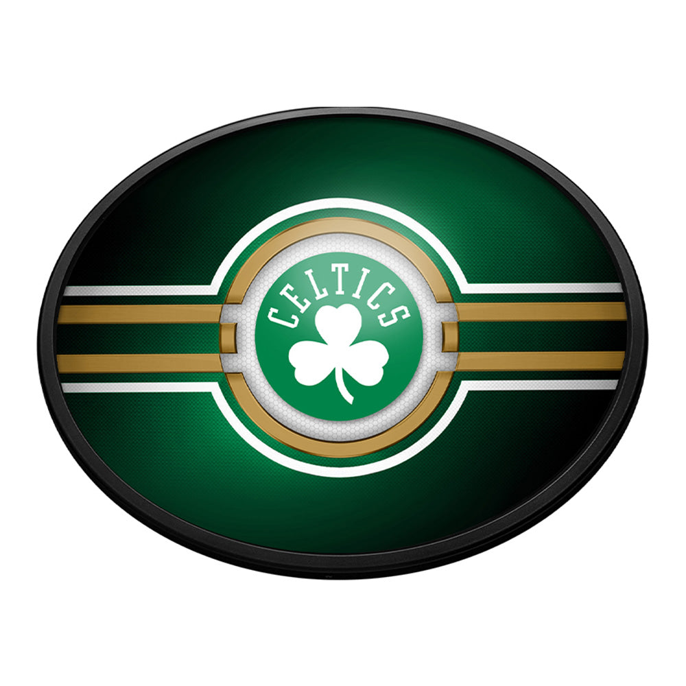 Boston Celtics Slimline Oval Lighted Wall Sign