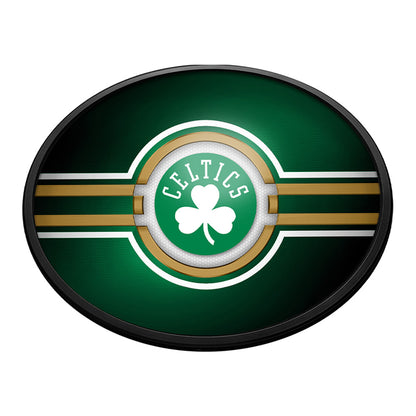 Boston Celtics Slimline Oval Lighted Wall Sign