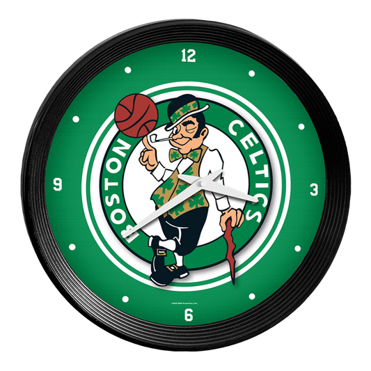 Boston Celtics Ribbed Wall Clock