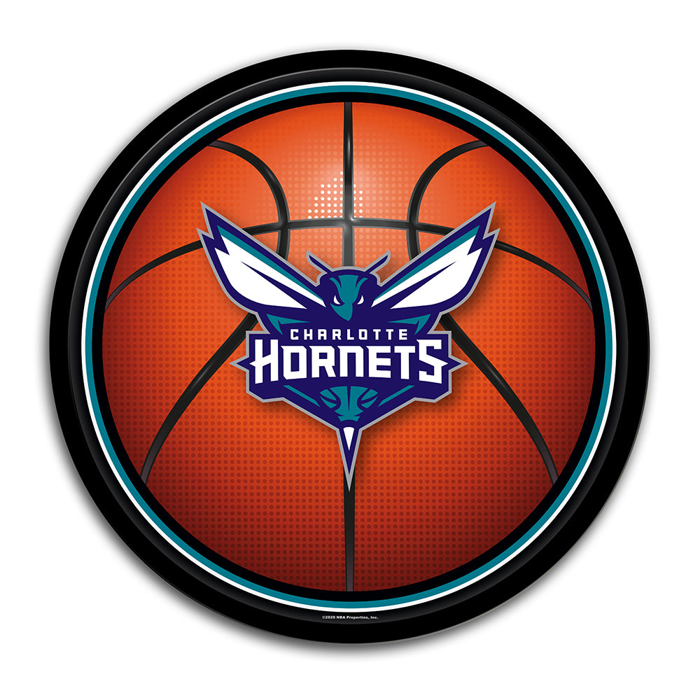 Charlotte Hornets Basketball Modern Disc Wall Sign