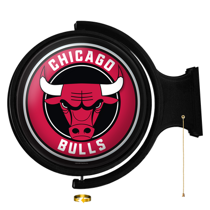 Chicago Bulls Round Rotating Wall Sign