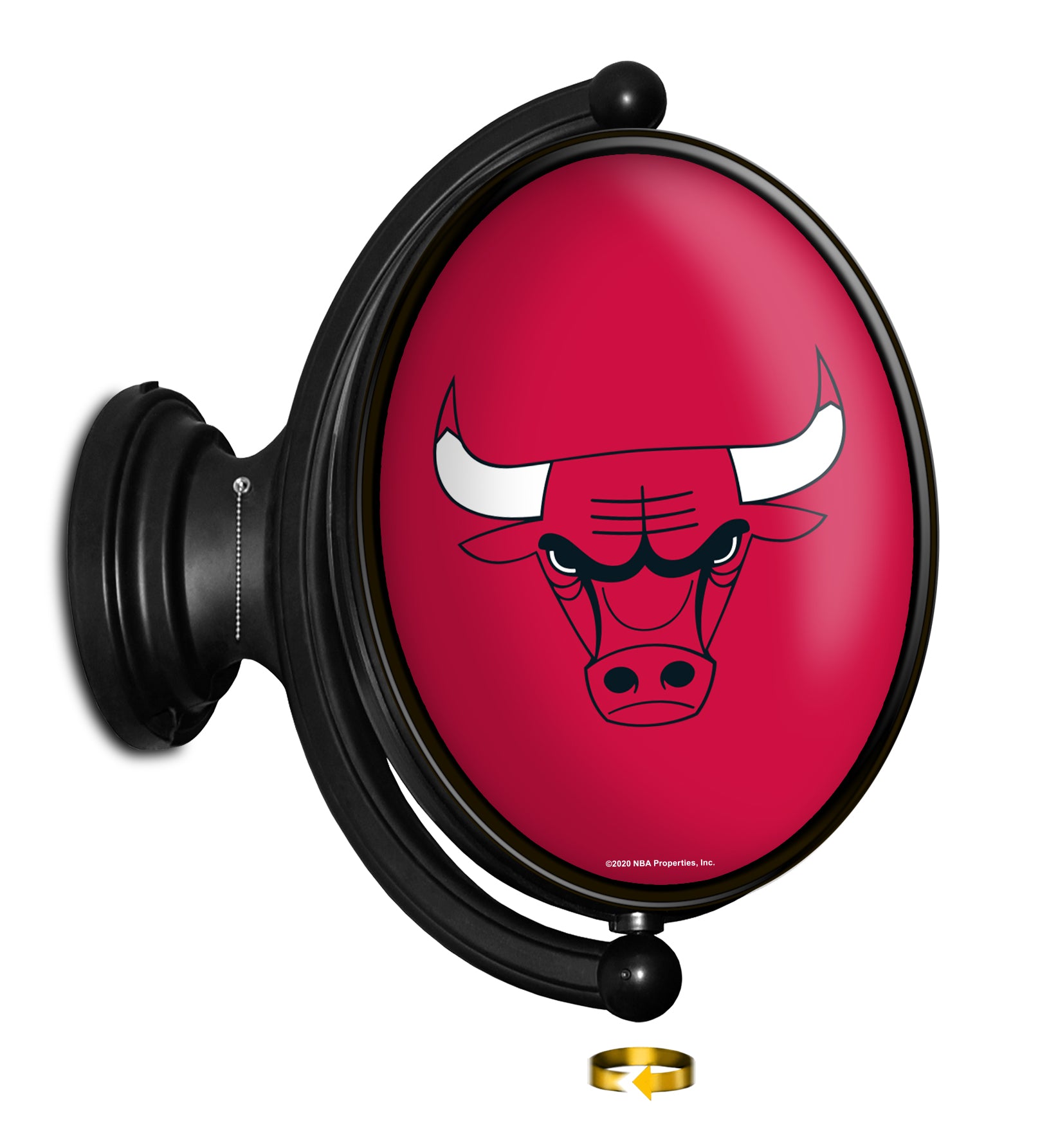Chicago Bulls Oval Rotating Wall Sign