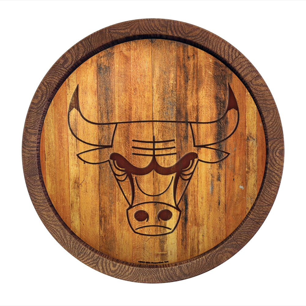 Chicago Bulls Branded Barrel Top Sign
