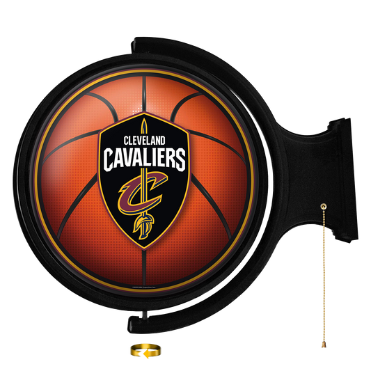 Cleveland Cavaliers Round Basketball Rotating Wall Sign