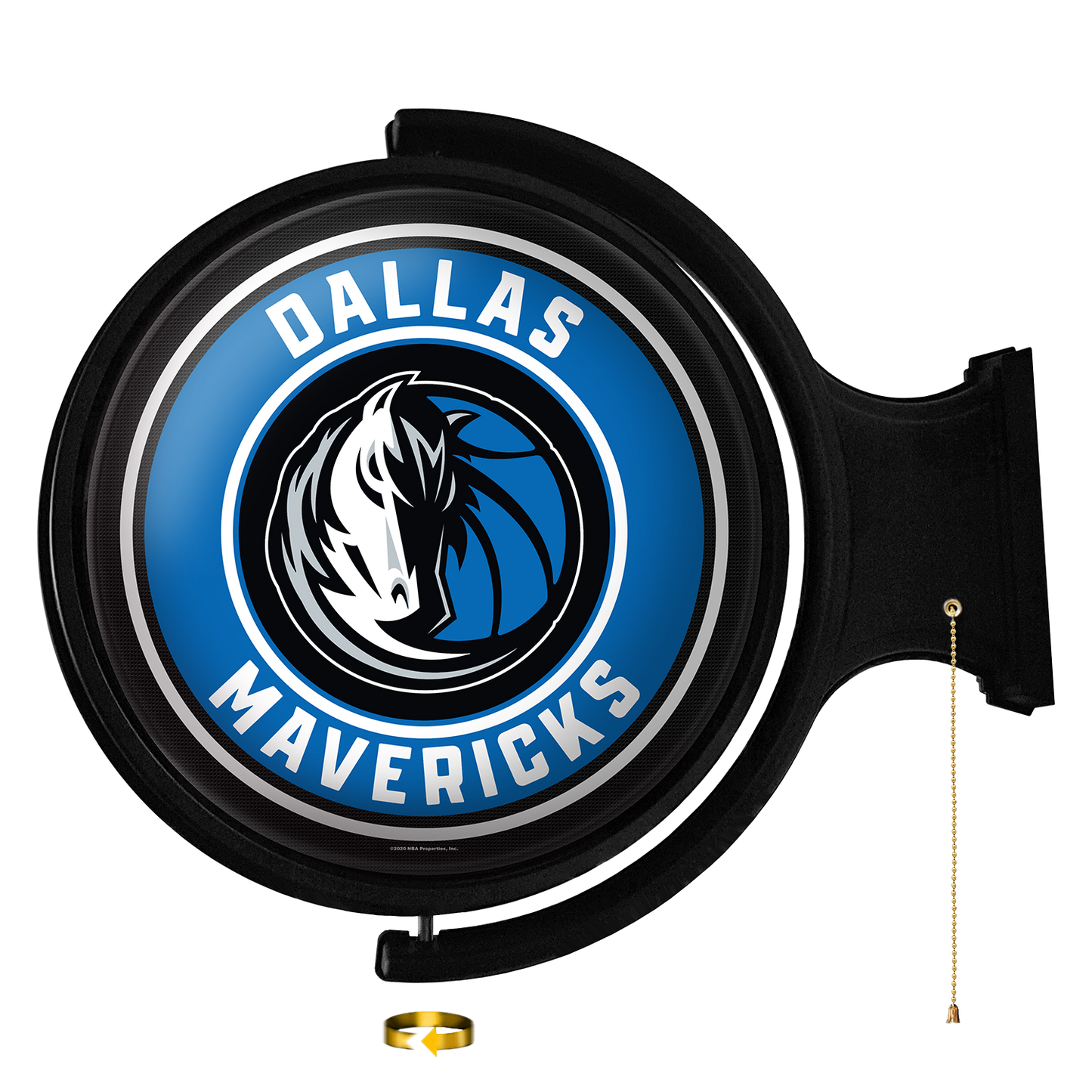 Dallas Mavericks Round Rotating Wall Sign